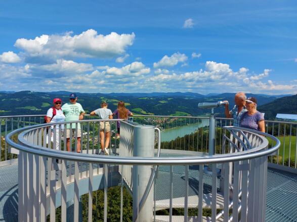 Gobelwarte Ausblick auf Strudengau