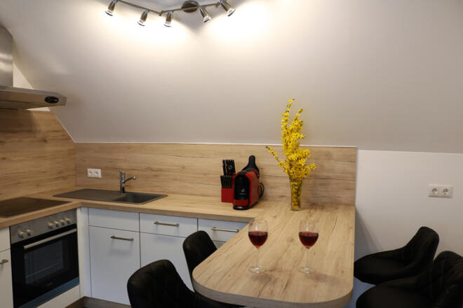 Küche Ferienwohnung Arikogel