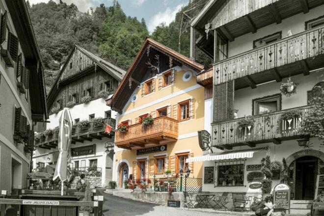 Außenansicht Salzhaus Hallstatt