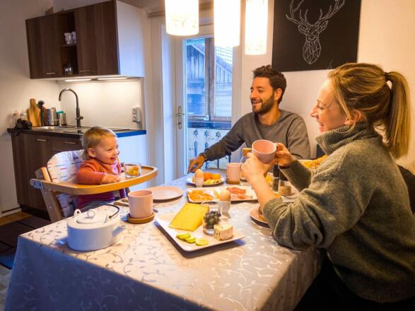 Familien Frühstück