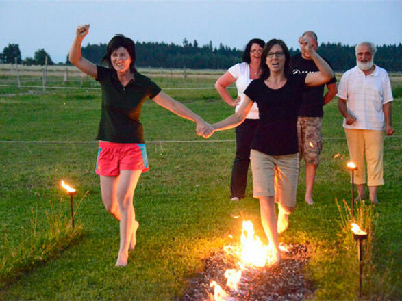Lust am Leben Outdoor Adventure Feuerlauf