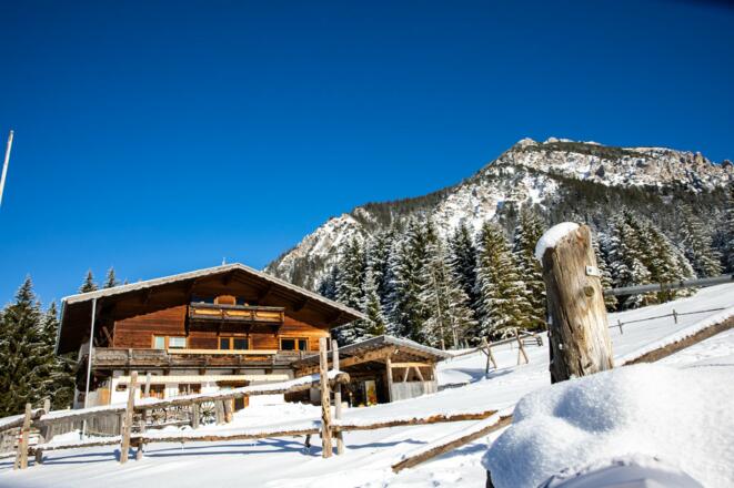 Vilser Alm im Winter