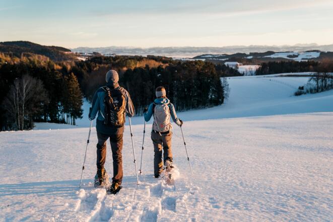 Schneeschuhwanderung im Mühlviertel