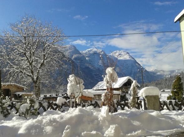 Blick vom Balkon der Ferienwohnung