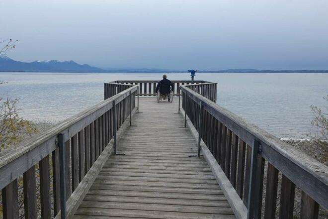 Barrierefreie Naturbeobachtungsplattform Chieming