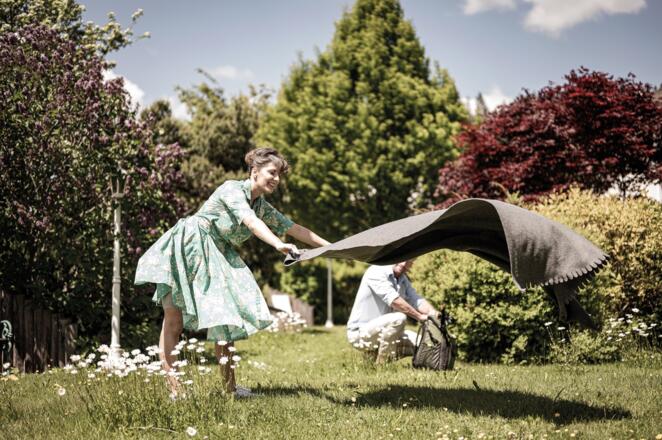 Picknick im Bergergut Garten