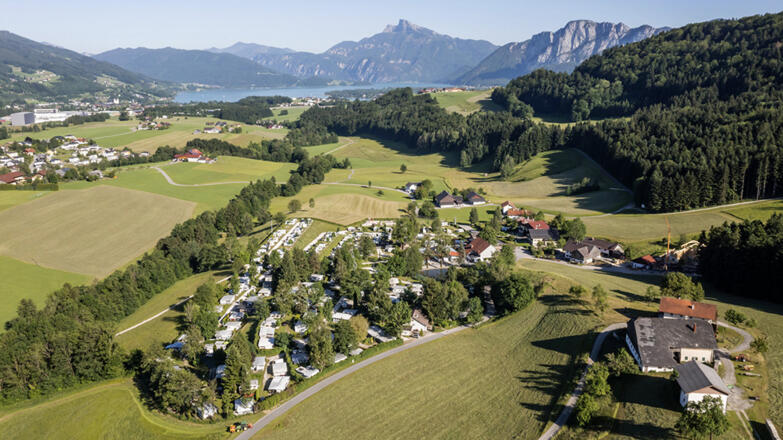 Vogelperspektive Camp Mondseeland