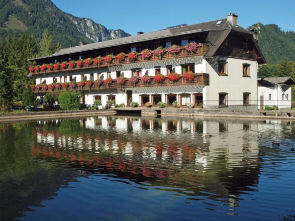 Forellenhof Wieselmühle im Sommer