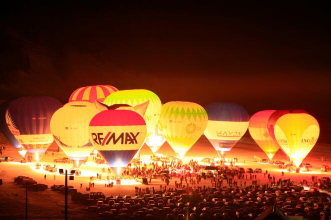 Die Nacht der Ballone im Jänner