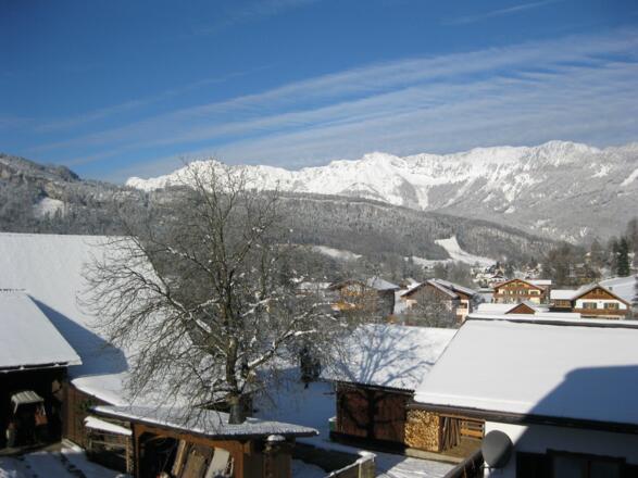 Ausblick von der Ferienwohnung