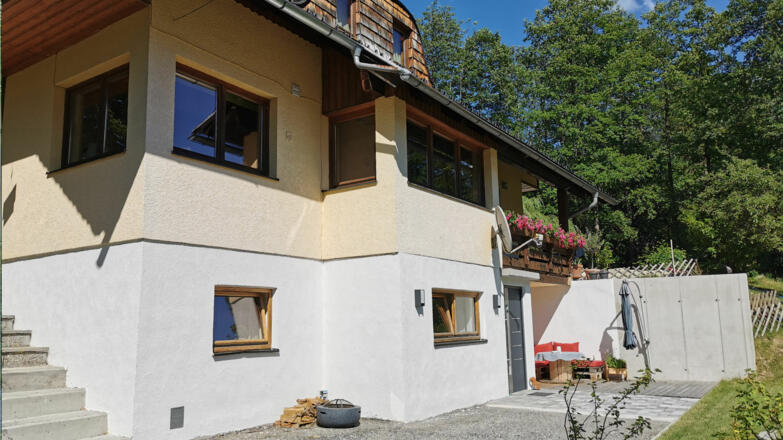 Aussenansicht Ferienwohnung Stoablick