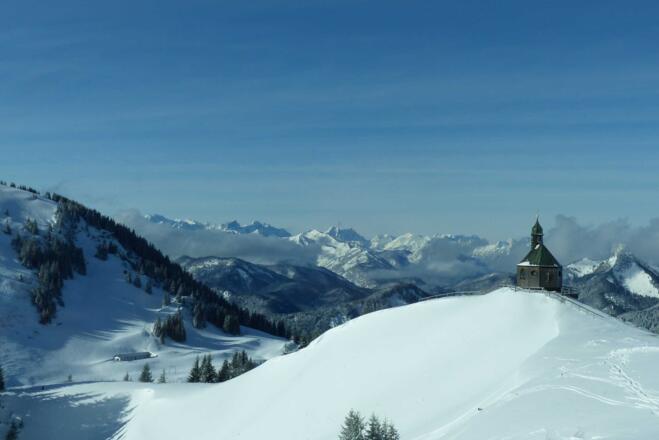 Aussicht bis in die Tiroler Berg