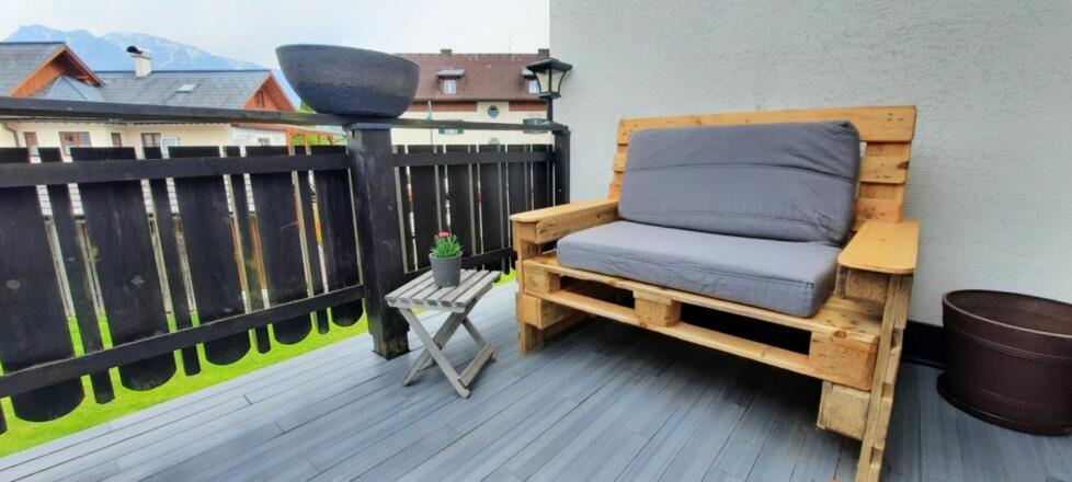 Hexenhäuschen, Bad Goisern Terasse oben