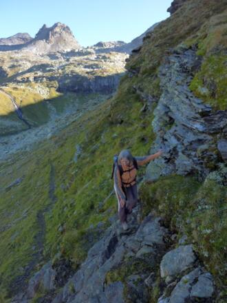 Querung oberhalb der Grünseehütte
