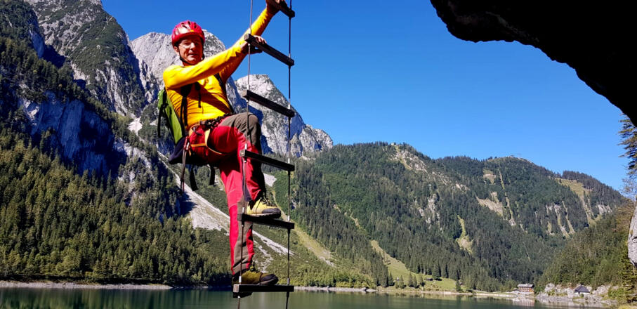Laserer alpin Klettersteig Gosausee 2