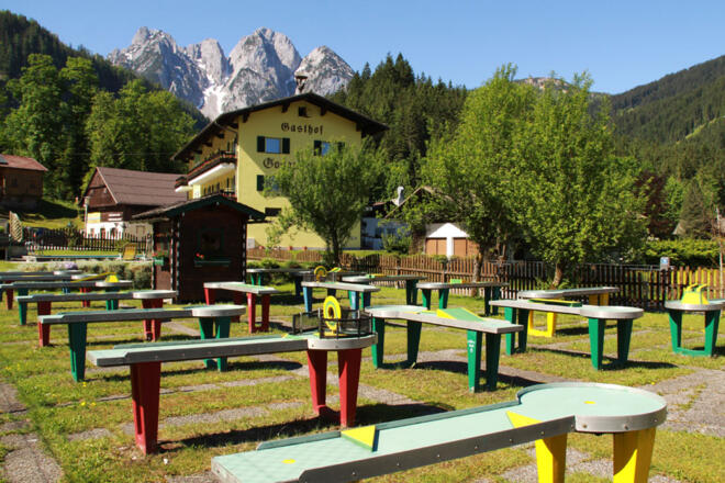 Pit Pat Anlage im Garten