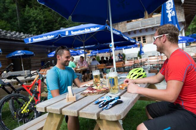 Verdiente Rast am Trail