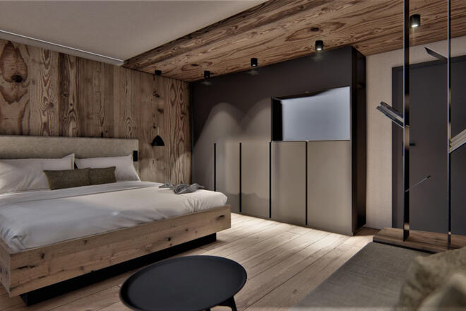 Schlafzimmer Apartment Gosauschmied