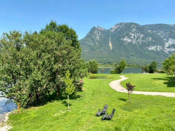 Blick auf den Sarstein vom Balkon