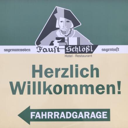 Radgarage-Tafel