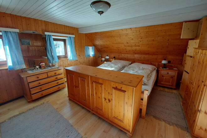 Schlafzimmer Ferienhaus Bad Goisern