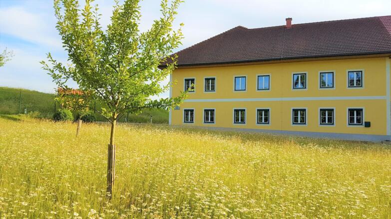 Baumgartnergut Aussenansicht Sommer