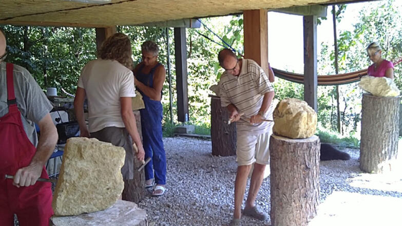 Bildhauerworkshop - Lebens Kunst Fellinger