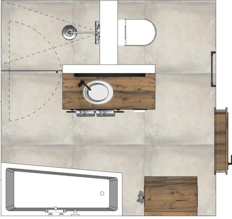 Grundriss Badezimmer