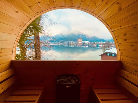 Outdoorsauna Tagesstimmung