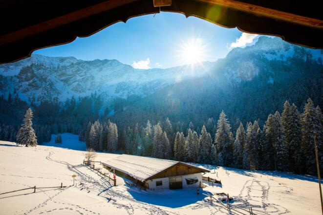 Aussicht von der Vilser Alm
