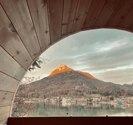 Outdoorsauna Aussicht
