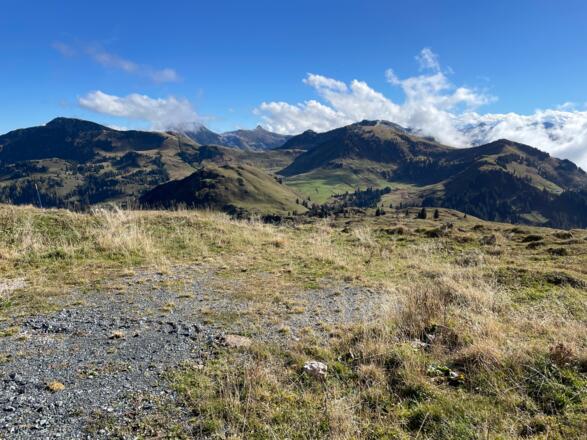 Blick in das Herz der Kitzbüheler Alpen, die unverbaut geblieben sind.
