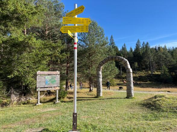 Links Richtung Latscheneck