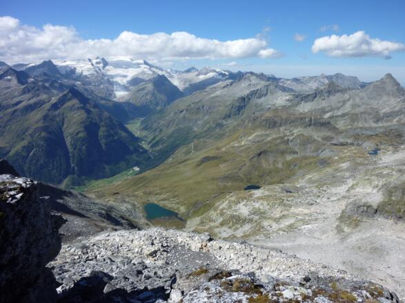 Tiefblick zum Grünsee