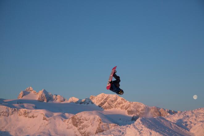 Freeride am Krippenstein in Obertraun