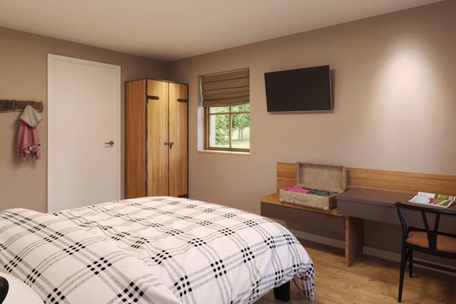 Schlafzimmer Chalet Fuschlsee