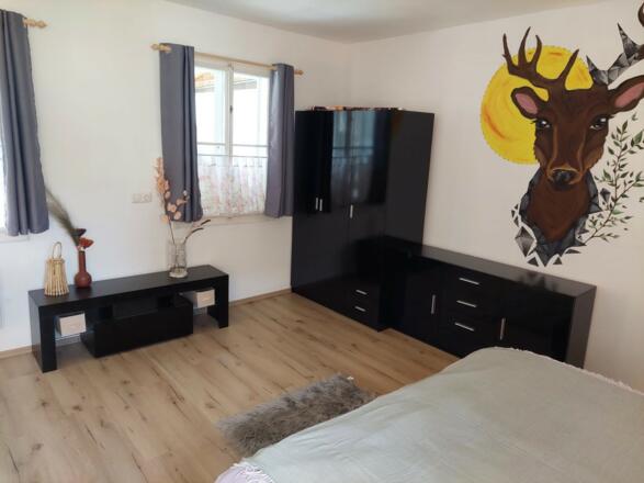 Hexenhäuschen Bad Goisern Hirsch Fenster