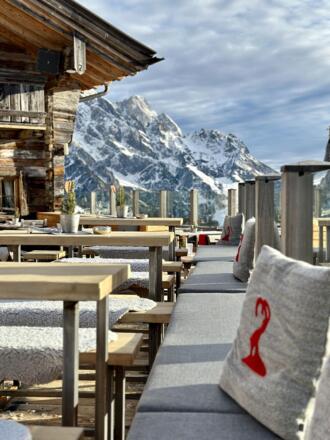 Steinbockalm Terrasse