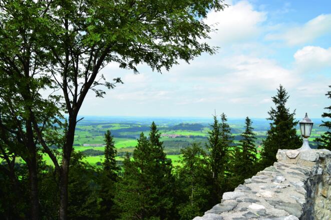 Blick von der Burgruine Falkenstein