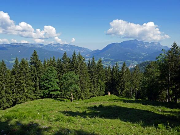 Das Lattengebirge und der Untersberg
