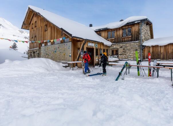 Tourstart an der Lizumer Hütte