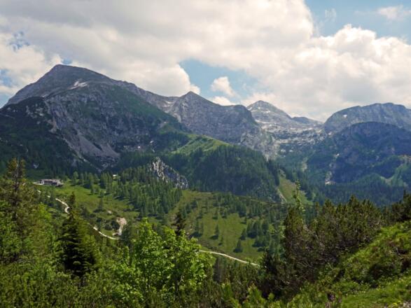 Blick zum Hagengebirge