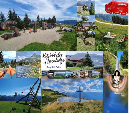 20 Collage Kitzbüheler Alpenlodge Bergblick Suite