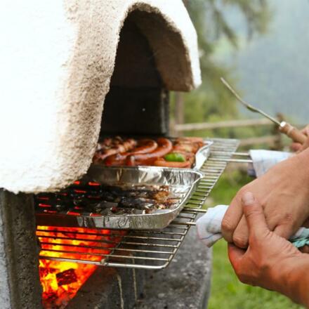 Fleisch am Griller