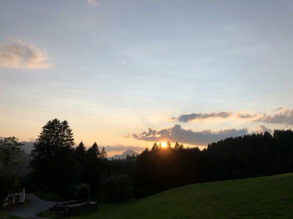 Sonnenuntergang am Radochsberg