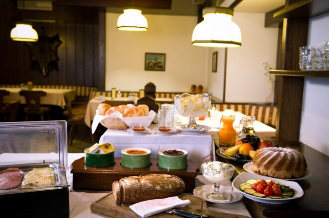 Hoftaverne Ziegelböck in Vorchdorf im Almtal Frühstücksbuffet