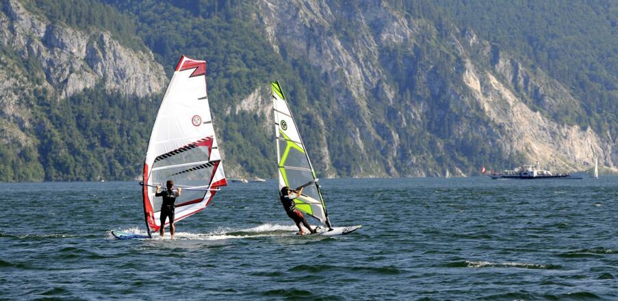 Surfen am Traunsee