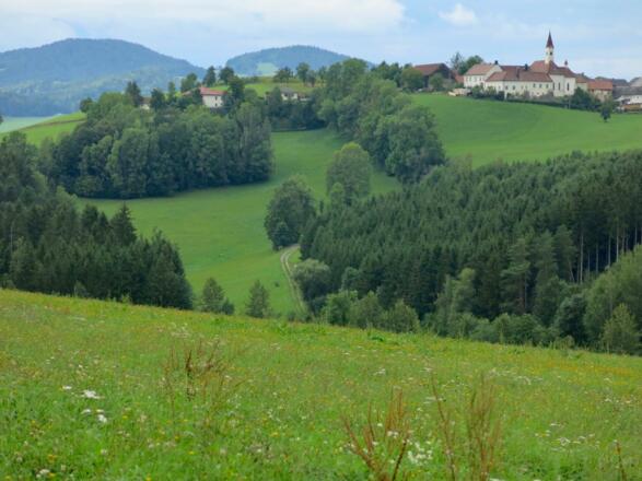 Blick auf Schloss Götzendorf