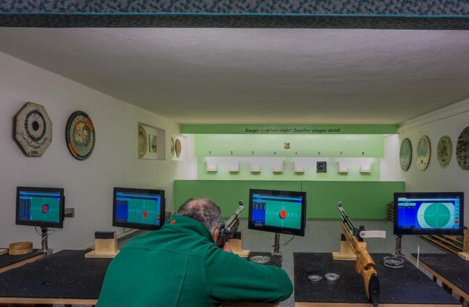 Schießstand.