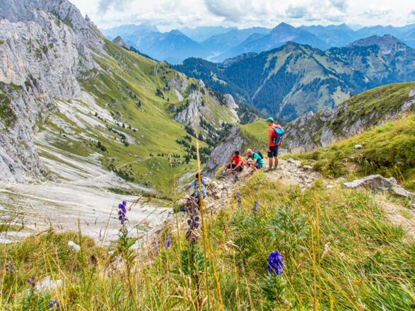 Unser Weiterweg ist bereits erkennbar und ist der gleiche, wie der Hinweg.